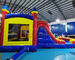 0.55mm PVC Inflatable Bounce House Slide Double Stitching