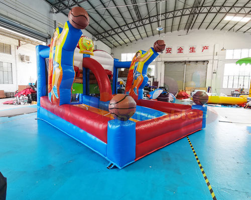 Shooting Games Basket Ball Toss Races Inflatable Basketball Goals