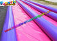 150m Purple Inflatable Water Games Aqua Splash Slip Slide 3 Lanes