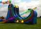 Durable Giant Commercial Inflatable Slide Plato 0.55 PVC With Air Blower