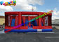 Funny Red EN71 Inflatable  Sports Games , Inflatable Twister Game for Rental
